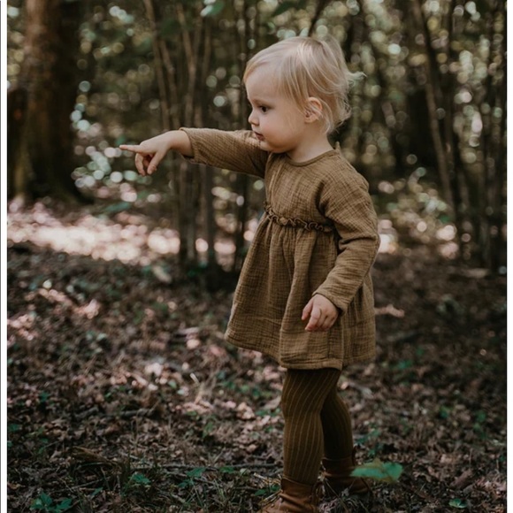 The Simple Folk The Ribbed Tight. Huckleberry. Size 4-7 Years. New With Tags - Picture 8 of 8